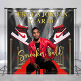 Lofaris Custom Photo Sneaker Ball Backdrop For Booth